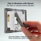 BG Grid Lite Polished Chrome 1G Cover
